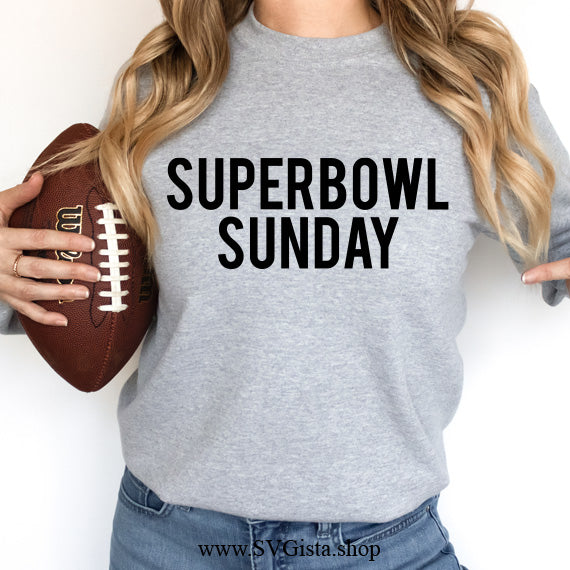 Superbowl Sunday SVG Saying
