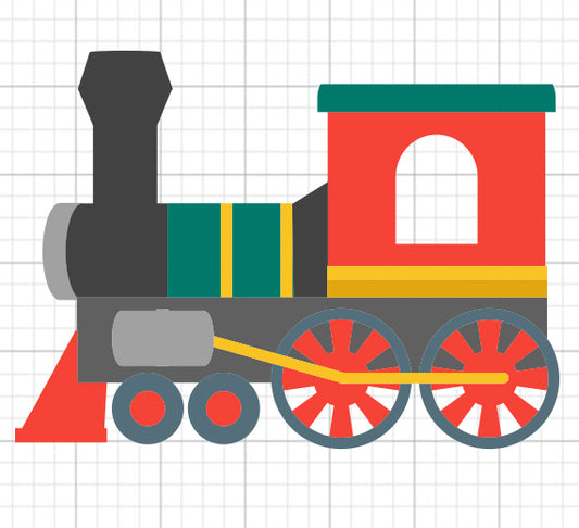 Railway Locomotive SVG