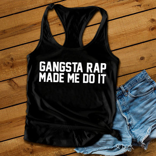 Gangsta Rap Made Me Do It SVG Saying