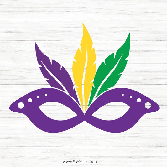 Mardi Gras Mask SVG