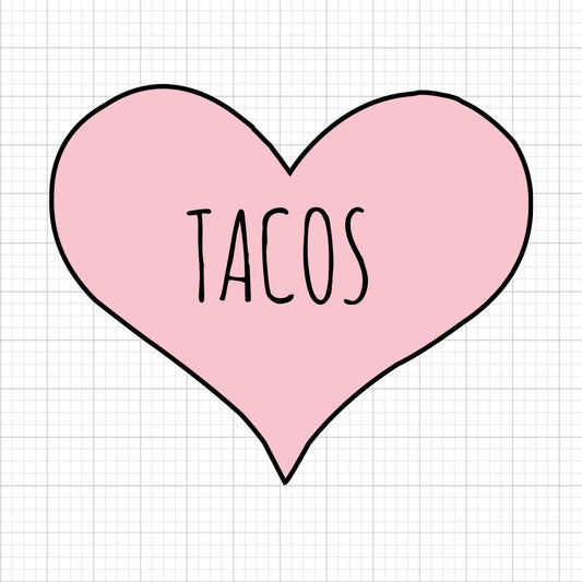 Tacos SVG Saying