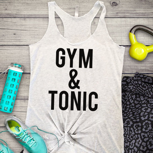 Gym And Tonic SVG Saying