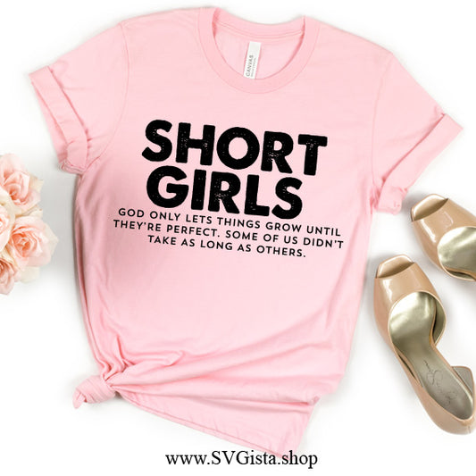 Short Girls SVG Saying