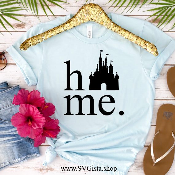 Castle Home SVG Saying
