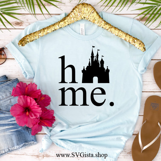 Castle Home SVG Saying