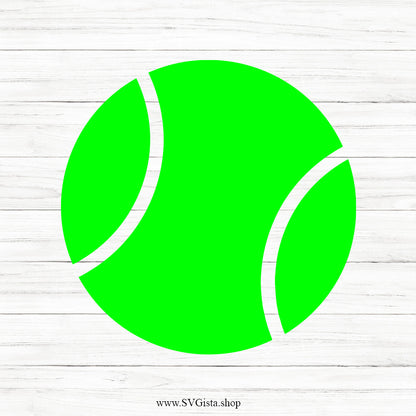 Tennis Ball SVG Monogram
