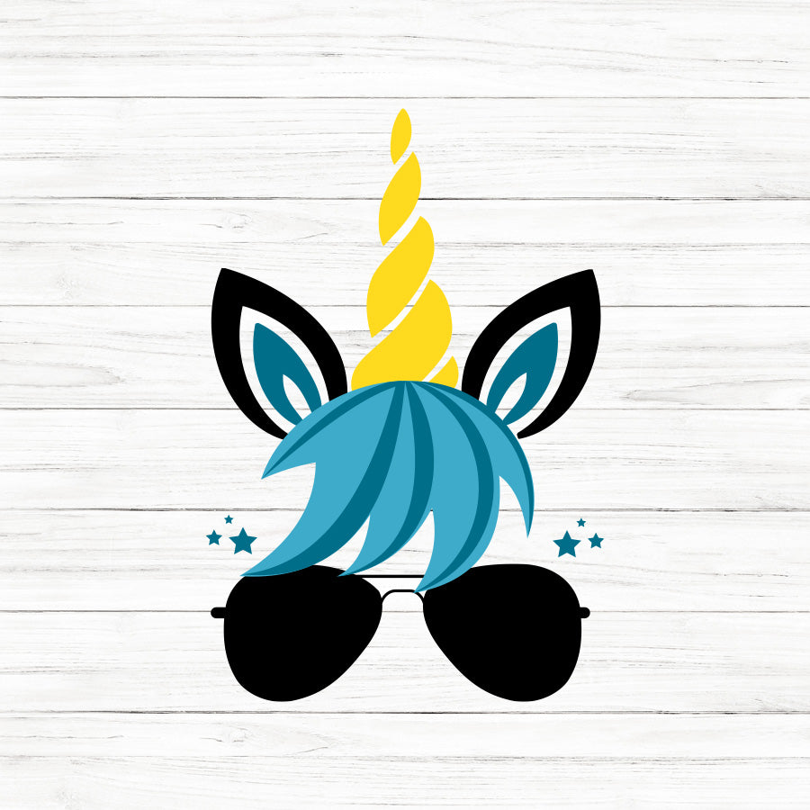 Boy Unicorn SVG