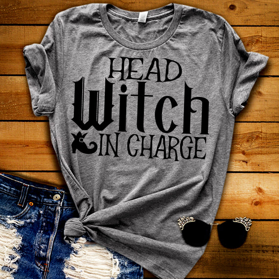 Head Witch In Charge SVG Saying