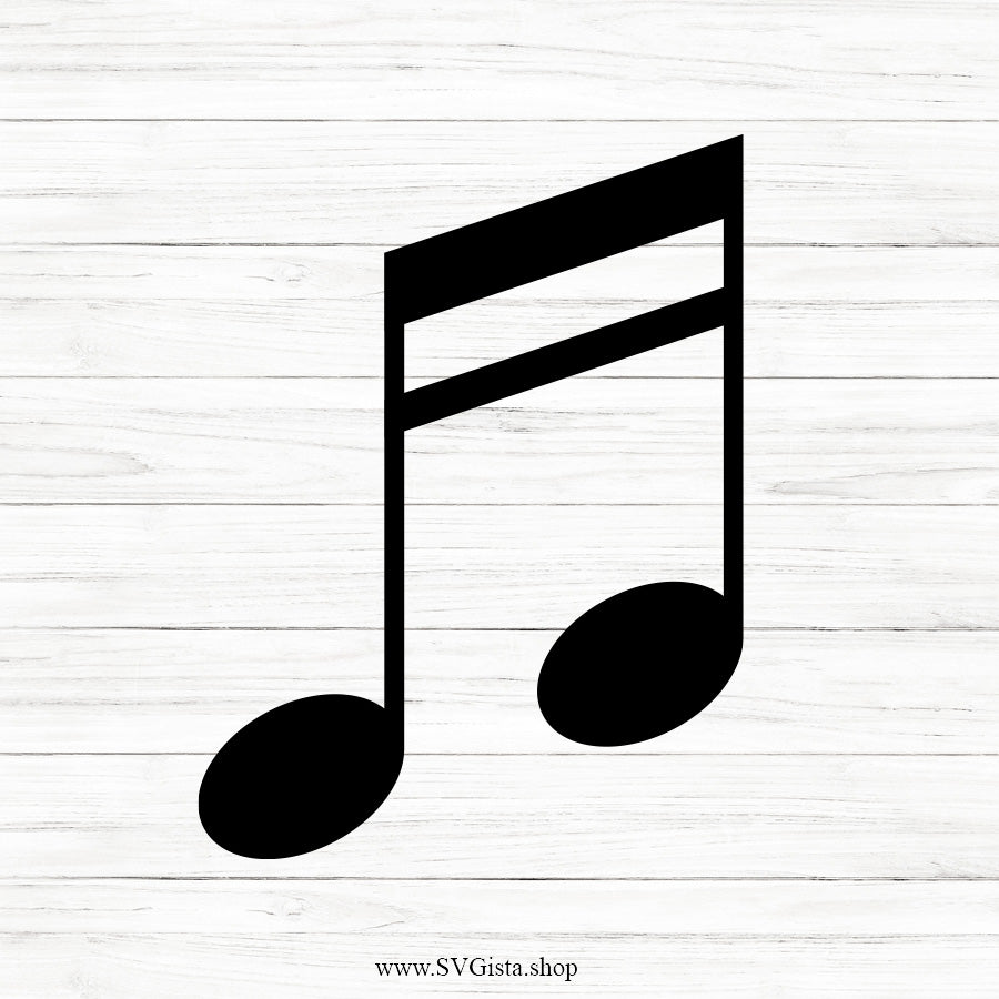 Music Note SVG Monogram