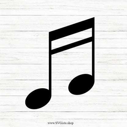 Music Note SVG Monogram