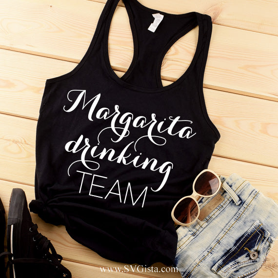 Margarita Drinking Team SVG Saying