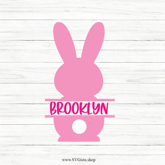 Easter Bunny SVG Monogram