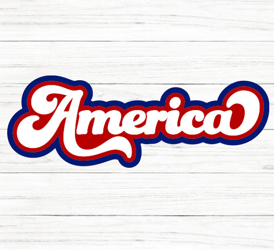 America SVG Saying