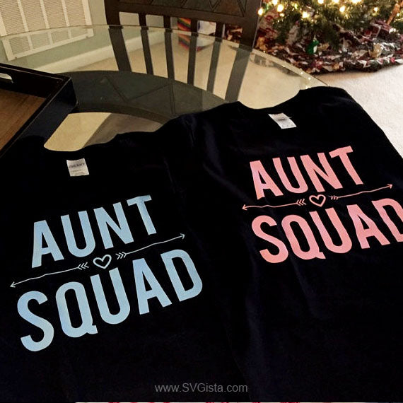 Aunt Squad SVG Saying