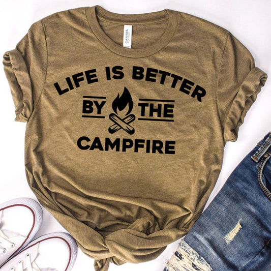 Life Is Better By The Campfire SVG Saying