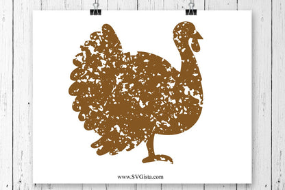 Grunge Turkey SVG