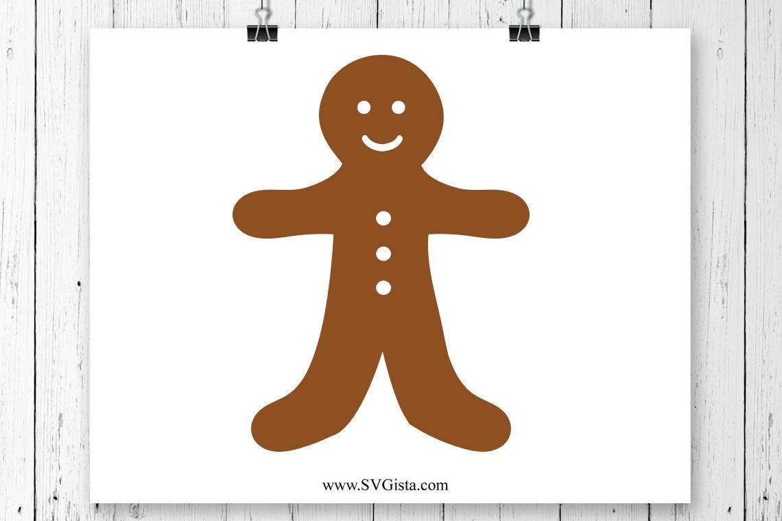 Gingerbread Man SVG