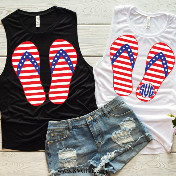 Flag Flip Flops SVG