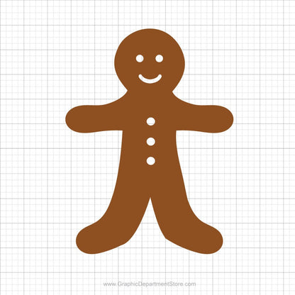 Gingerbread Man SVG