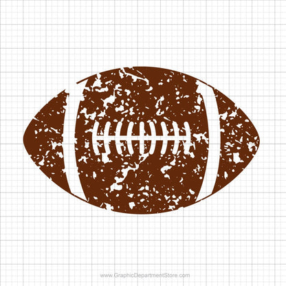 Grunge Football SVG
