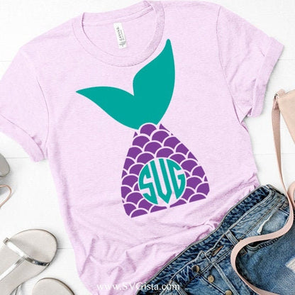 Mermaid Tail SVG Clipart