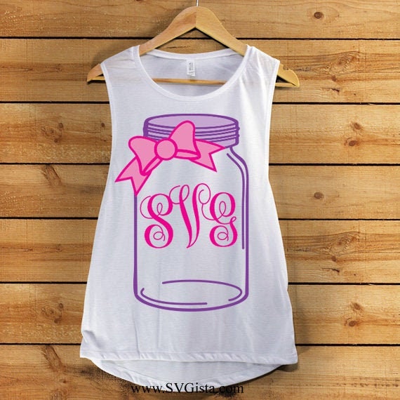 Mason Jar SVG Clipart