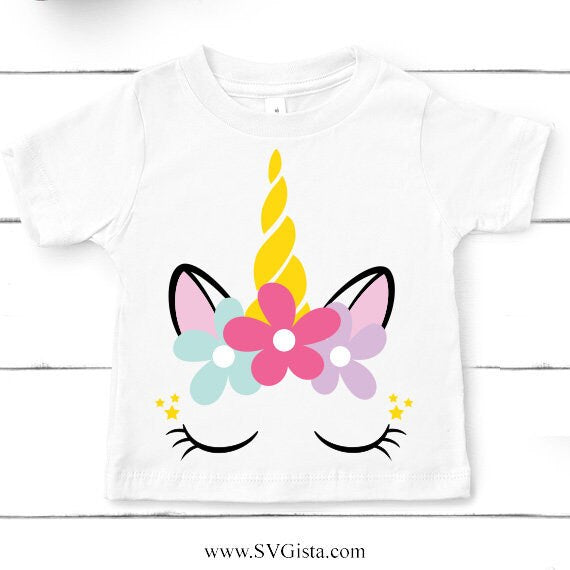 Unicorn Head SVG