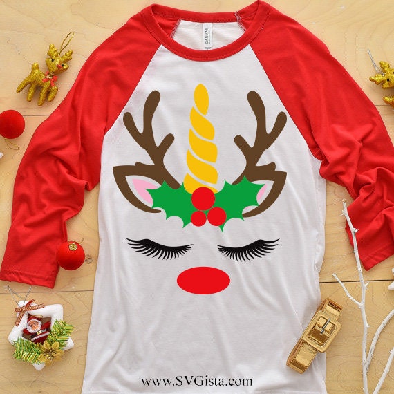 Reindeer Unicorn SVG