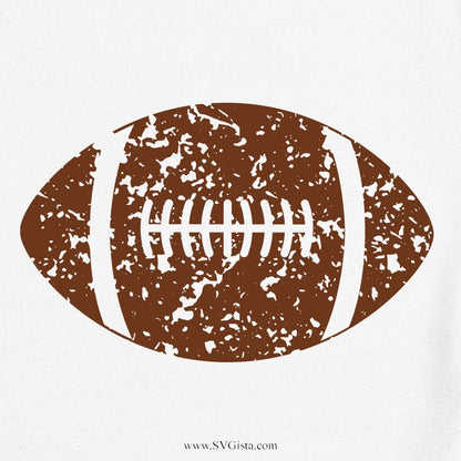 Grunge Football SVG