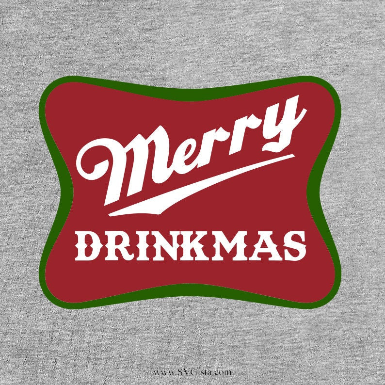 Merry Drinkmas SVG Saying