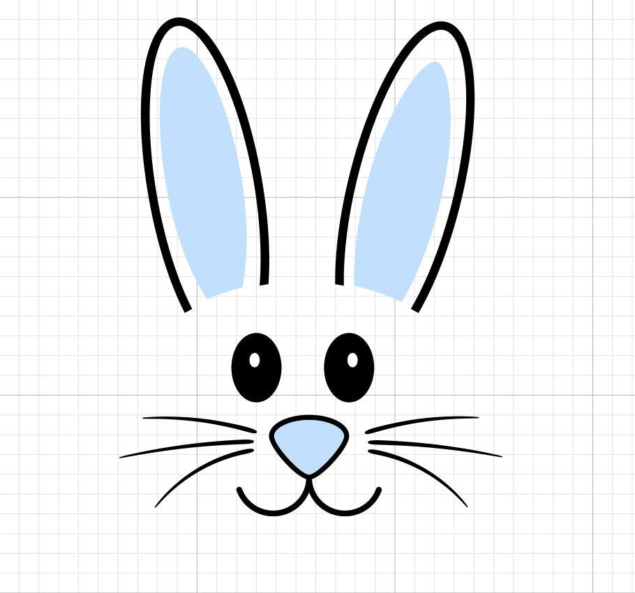 Bunny Face SVG