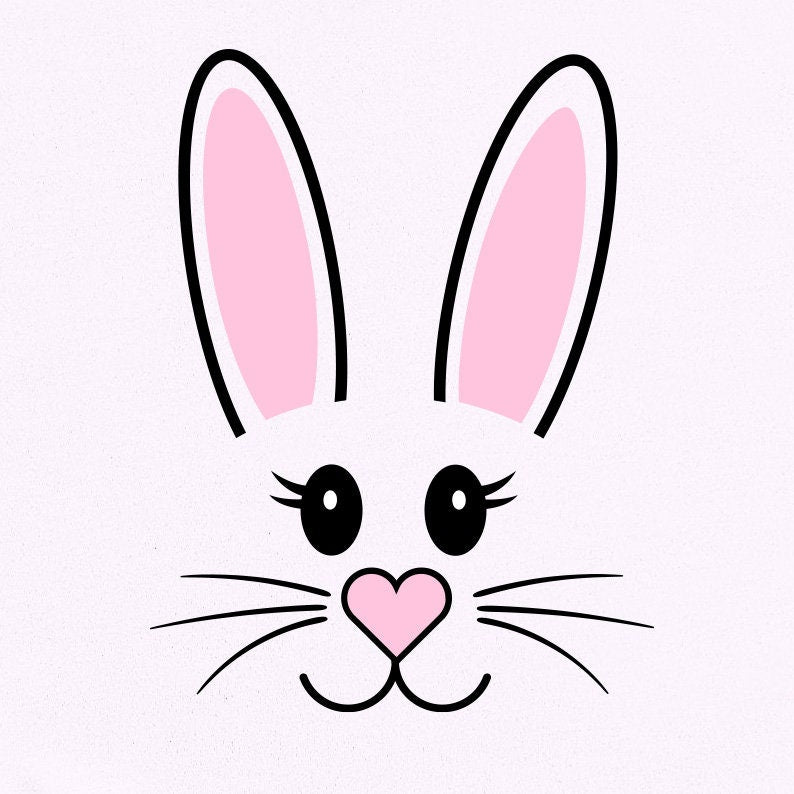 Bunny Face SVG