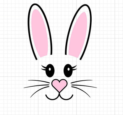 Bunny Face SVG