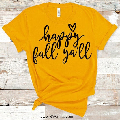 Happy Fall Y'all SVG Saying