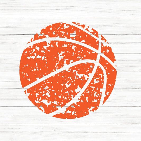 Grunge Basketball SVG