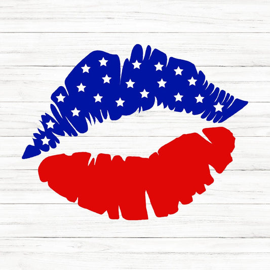 Flag Lips SVG