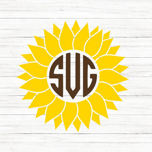 Sunflower SVG Clipart