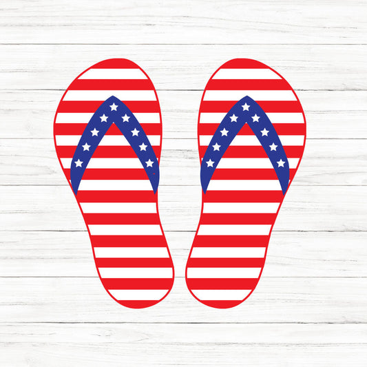 Flag Flip Flops SVG