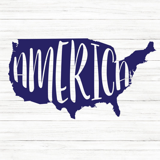 America SVG Saying