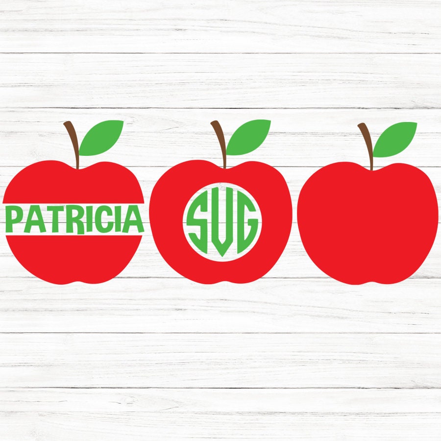 Apple Name Frame SVG