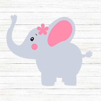 Cute Elephant SVG