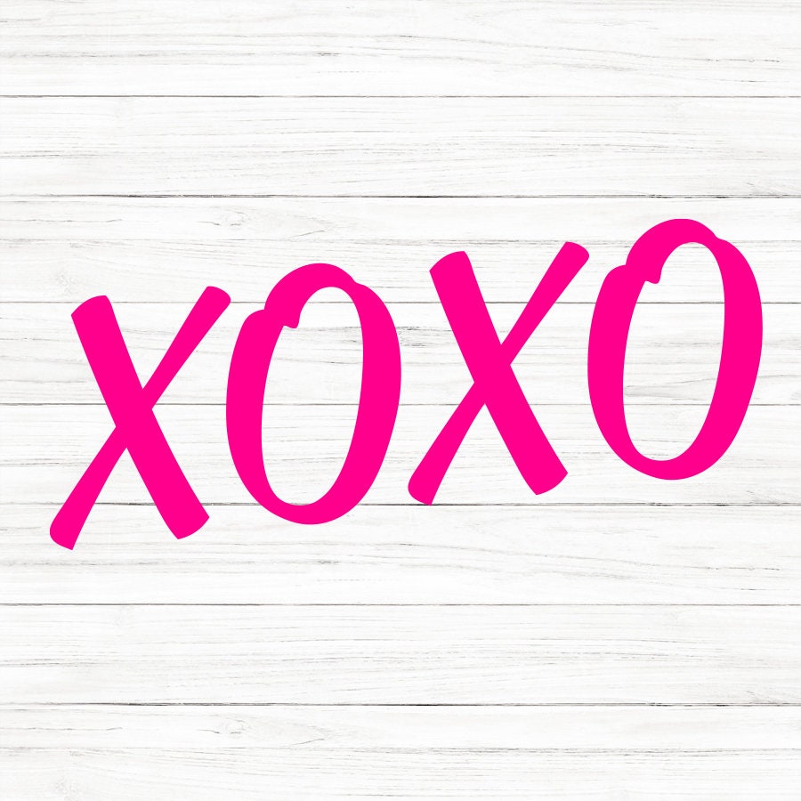 Xoxo SVG Saying