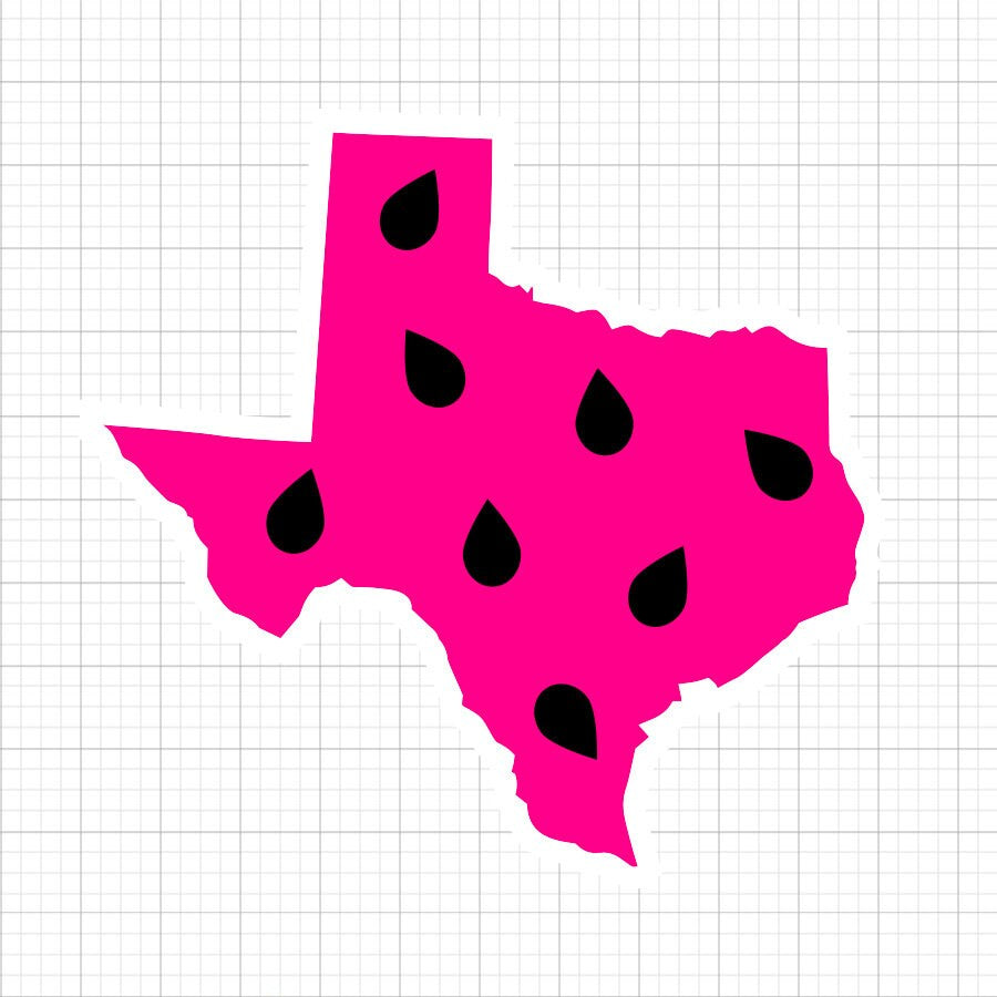 Texas Watermelon SVG