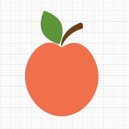 Peach SVG Clipart