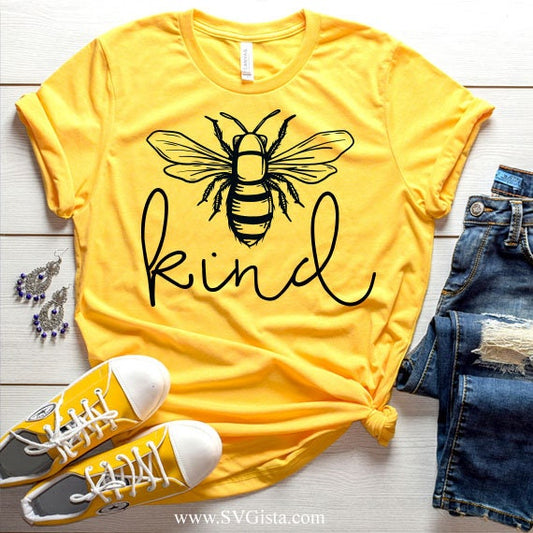 Bee Kind SVG Saying