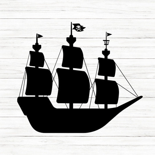 Pirate Ship SVG