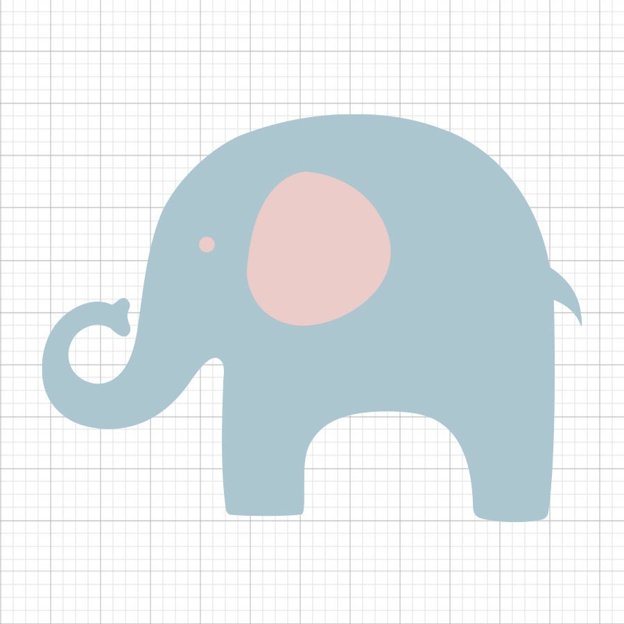 Cute Elephant SVG