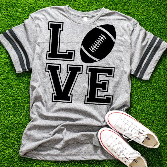 Love Football SVG Clipart