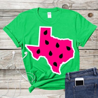 Texas Watermelon SVG