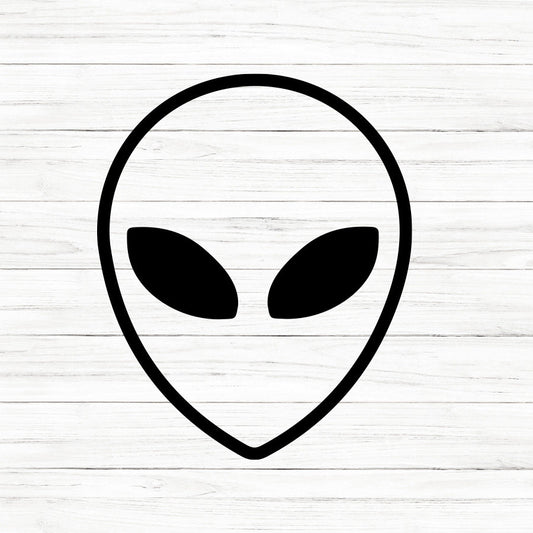 Alien Face SVG